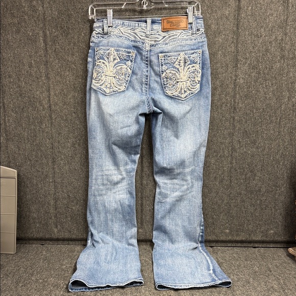 Westfield Eagle Stylish Light Blue Flare Jeans - Picture 2 of 14